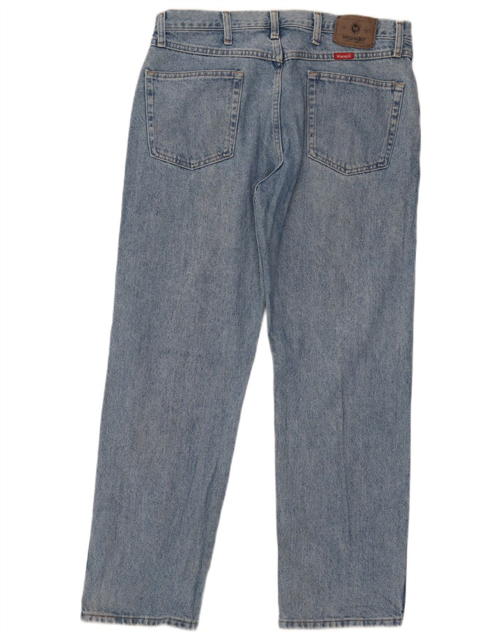 Jeans dritti da uomo Wrangler W36 L30 cotone blu