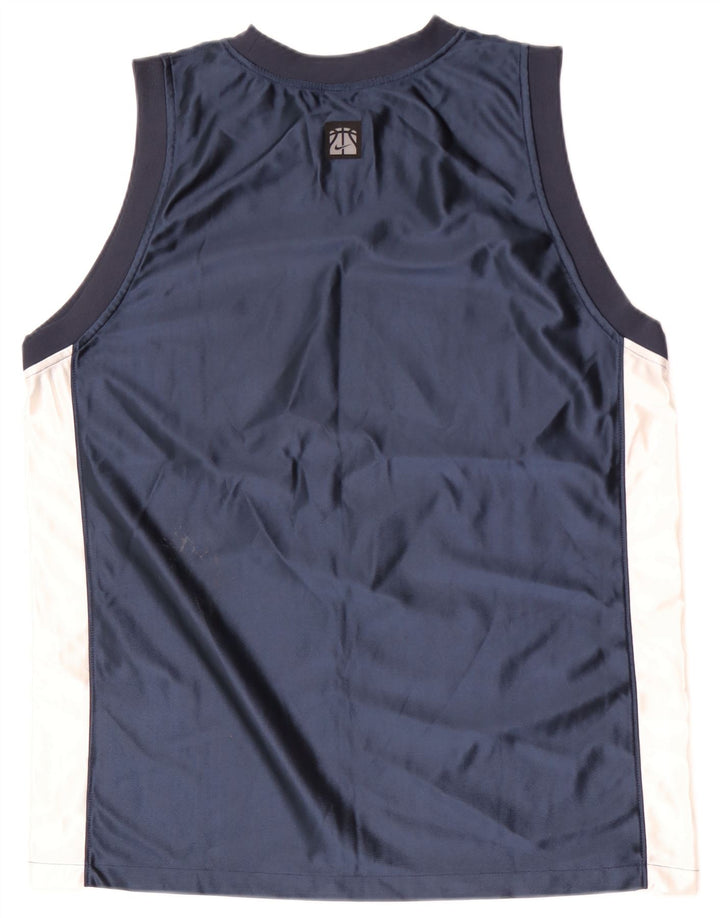Canotta da uomo NIKE UK 39/41 Poliestere color block medio blu navy