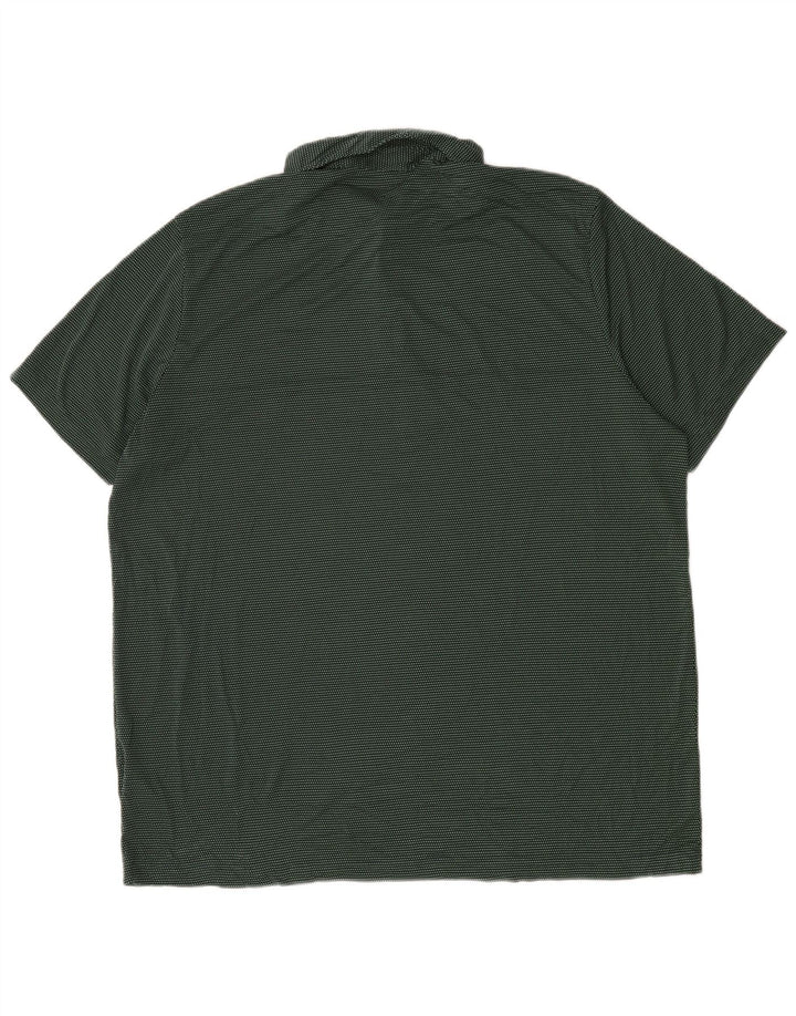 Polo Adidas da uomo 2XL poliestere color block verde