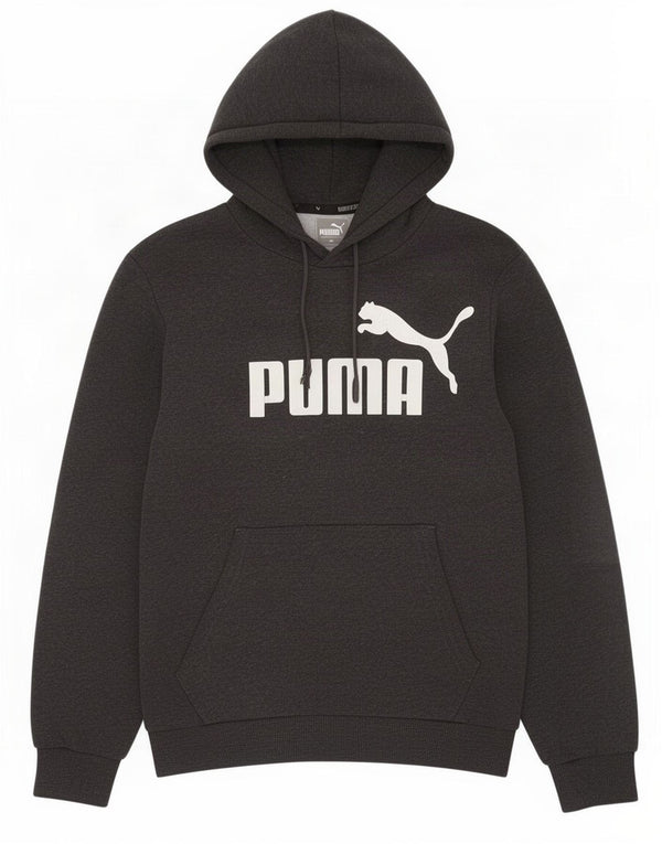 Felpa con cappuccio grafica da uomo Puma XS in cotone grigio