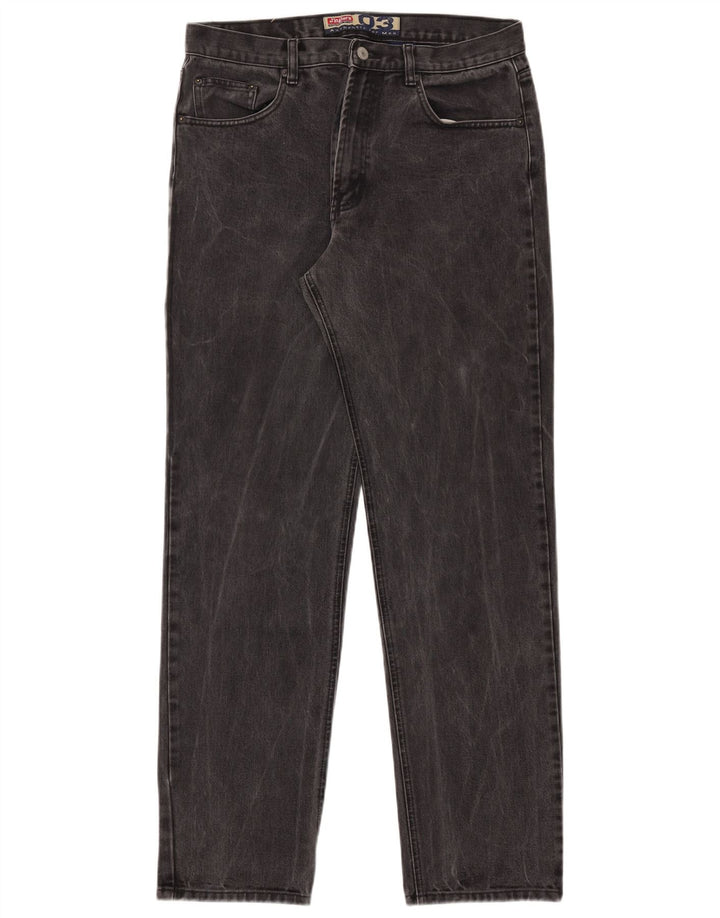 Jeans dritti da uomo Jinglers W35 L34 cotone grigio