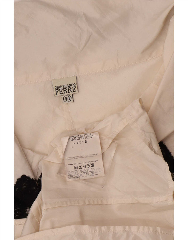 Camicia da donna Gianfranco Ferre IT 44 Medio Off White floreale