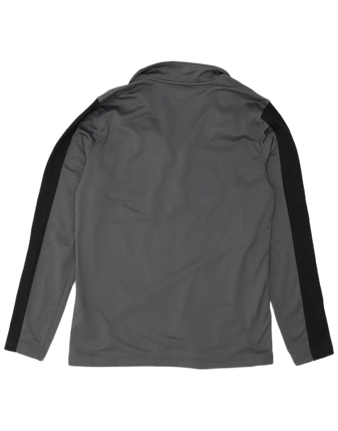 Under Armour Uomo Pullover con zip Collo della tuta Top Large Grigio Colourblock