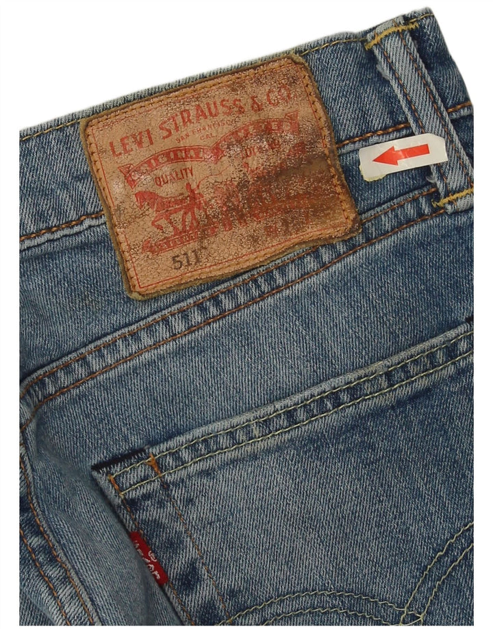 Jeans Levi's Uomo 511 Slim W28 L32 Cotone Blu