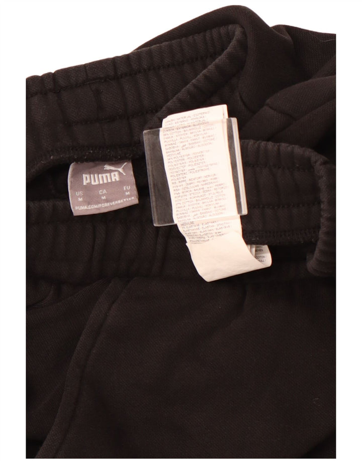 Pantaloni da tuta da uomo PUMA Joggers medio cotone nero