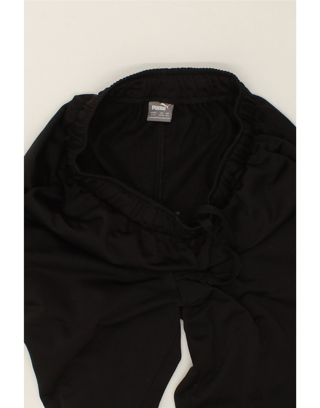 PUMA Boys Tracksuit Trousers 13-14 Years Black Polyester Vintage Puma and Second-Hand Puma from Messina Hembry 