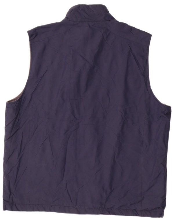 Gilet da uomo IZOD UK 42 XL poliestere blu navy