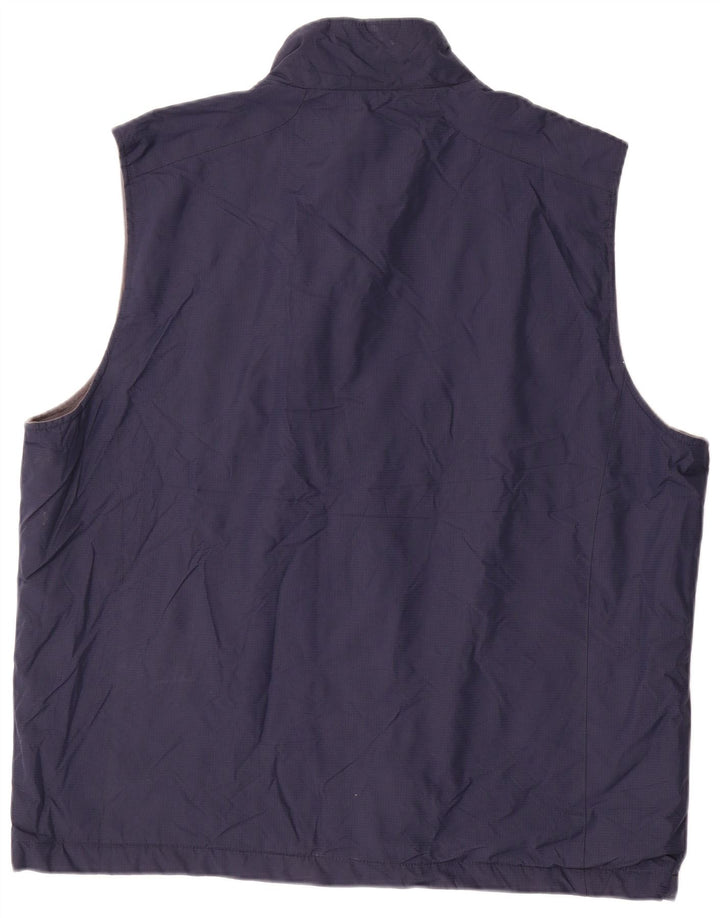 Gilet da uomo IZOD UK 42 XL poliestere blu navy