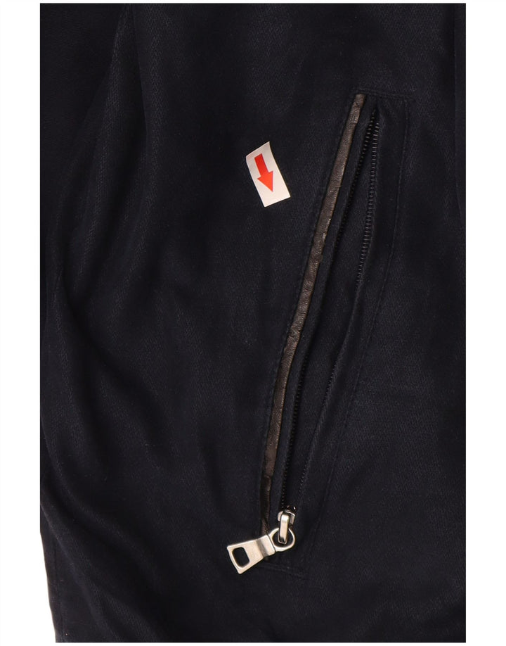Giubbotto bomber vintage da uomo UK 44 2XL Blu navy