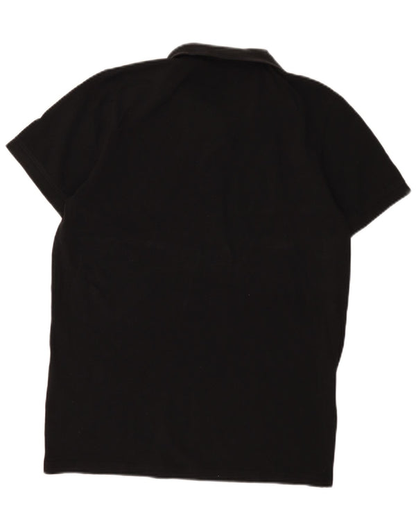 Polo da uomo Jack & Jones grande in cotone nero