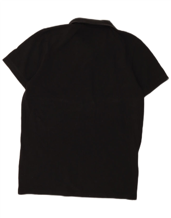 Polo da uomo Jack & Jones grande in cotone nero