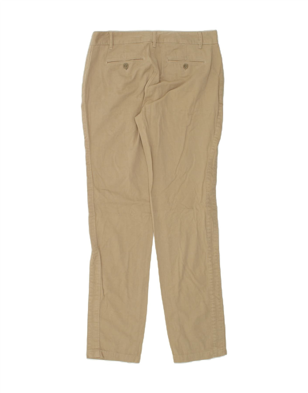 EDDIE BAUER Womens Slim Chino Trousers US 10 Large W36 L35 Beige Cotton | Vintage Eddie Bauer | Thrift | Second-Hand Eddie Bauer | Used Clothing | Messina Hembry 