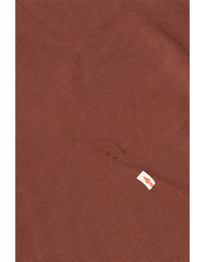 Polo da uomo Lacoste taglia 5 grande in cotone marrone