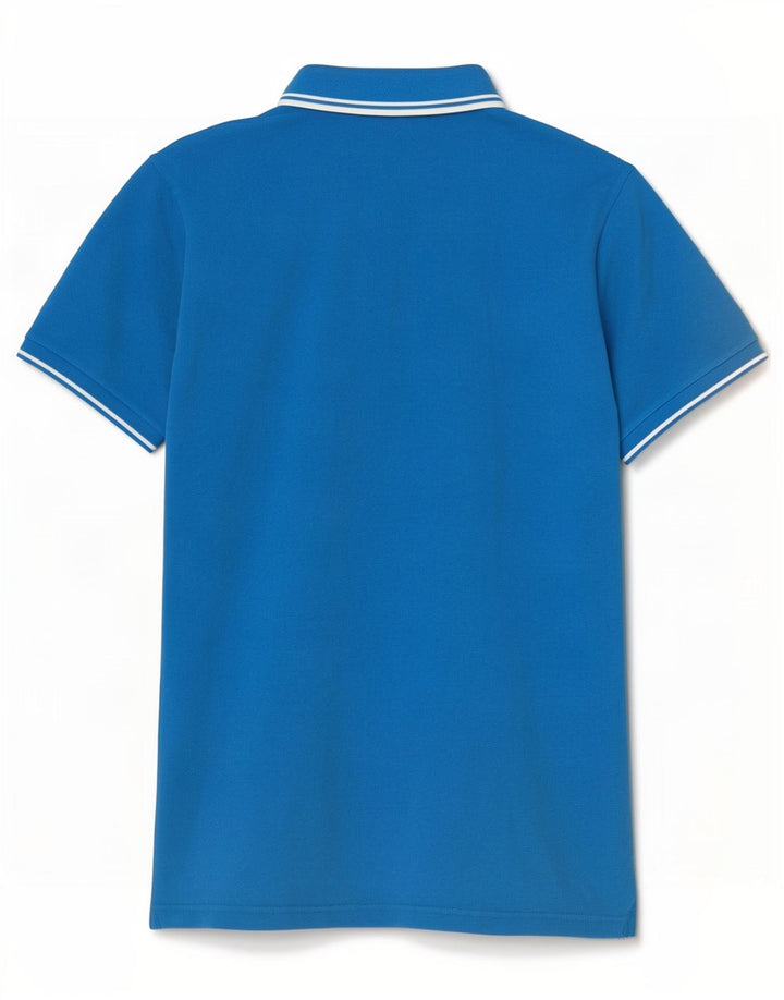 Polo da uomo slim fit Fred Perry piccola in cotone blu