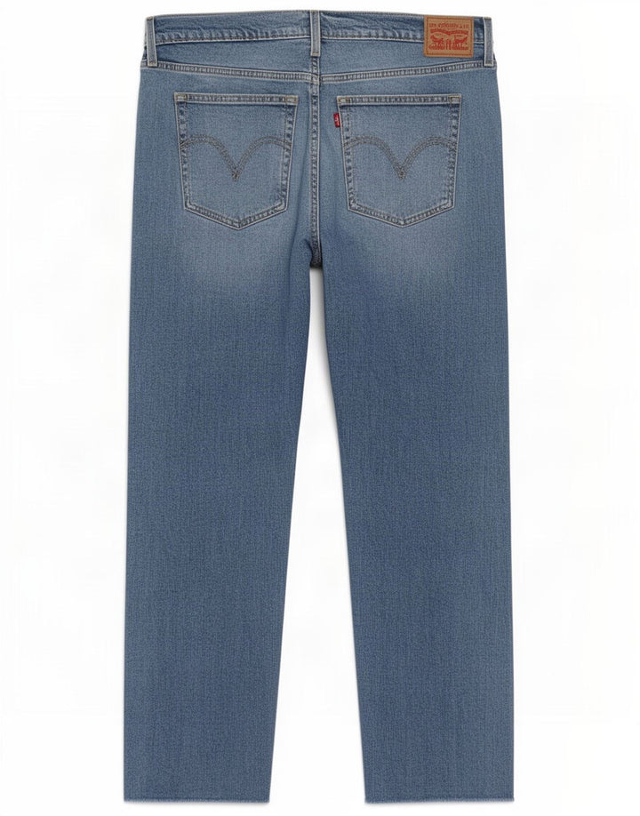 Jeans dritti da donna Levi's W34 L27 cotone blu