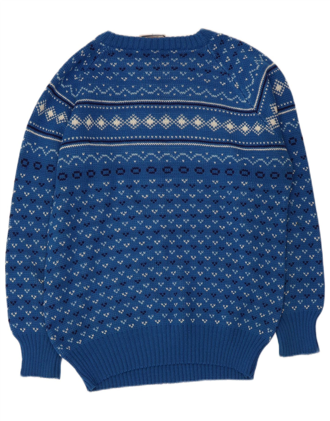 Maglione maglione girocollo da uomo Levi's piccolo acrilico geometrico blu