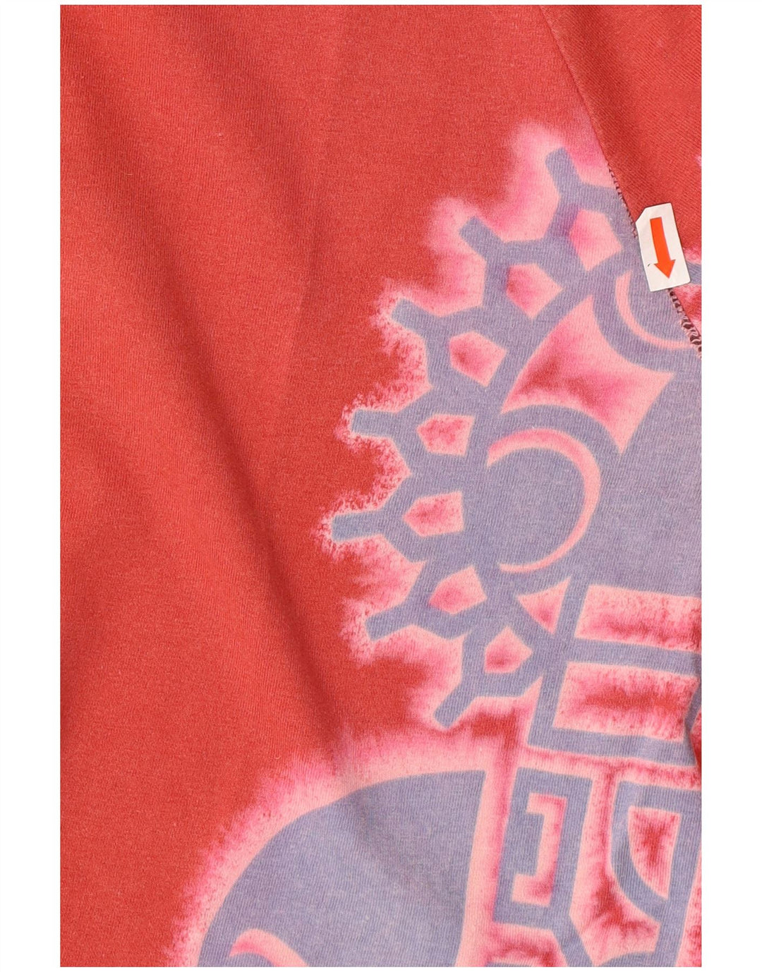 REPLAY T-shirt grafica da uomo Top grande in cotone rosso