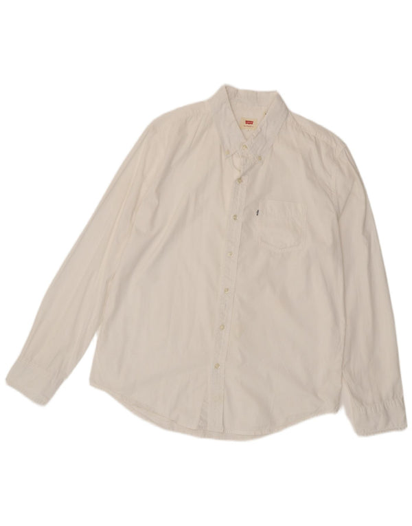Camicia Zara Uomo Large Bianca