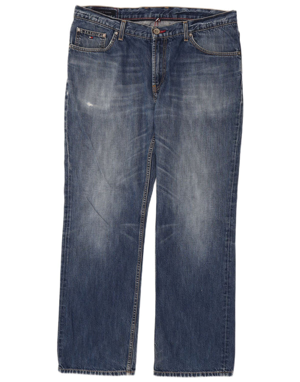 Jeans dritti da uomo Tommy Hilfiger W38 L32 cotone blu