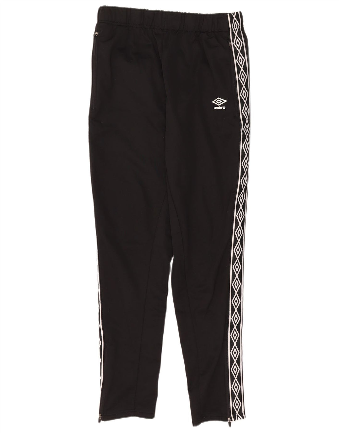 Pantaloni da tuta grafici da uomo Umbro grandi in poliestere nero