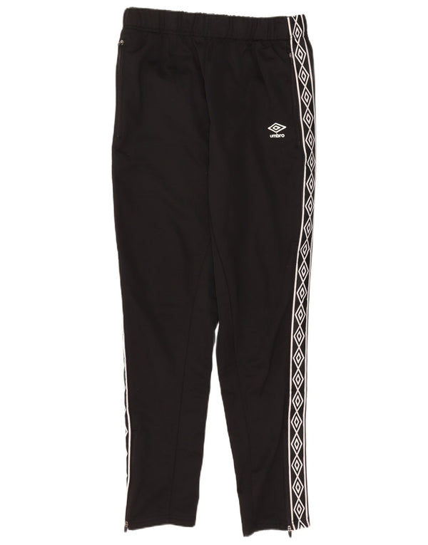 Pantaloni da tuta grafici da uomo Umbro grandi in poliestere nero