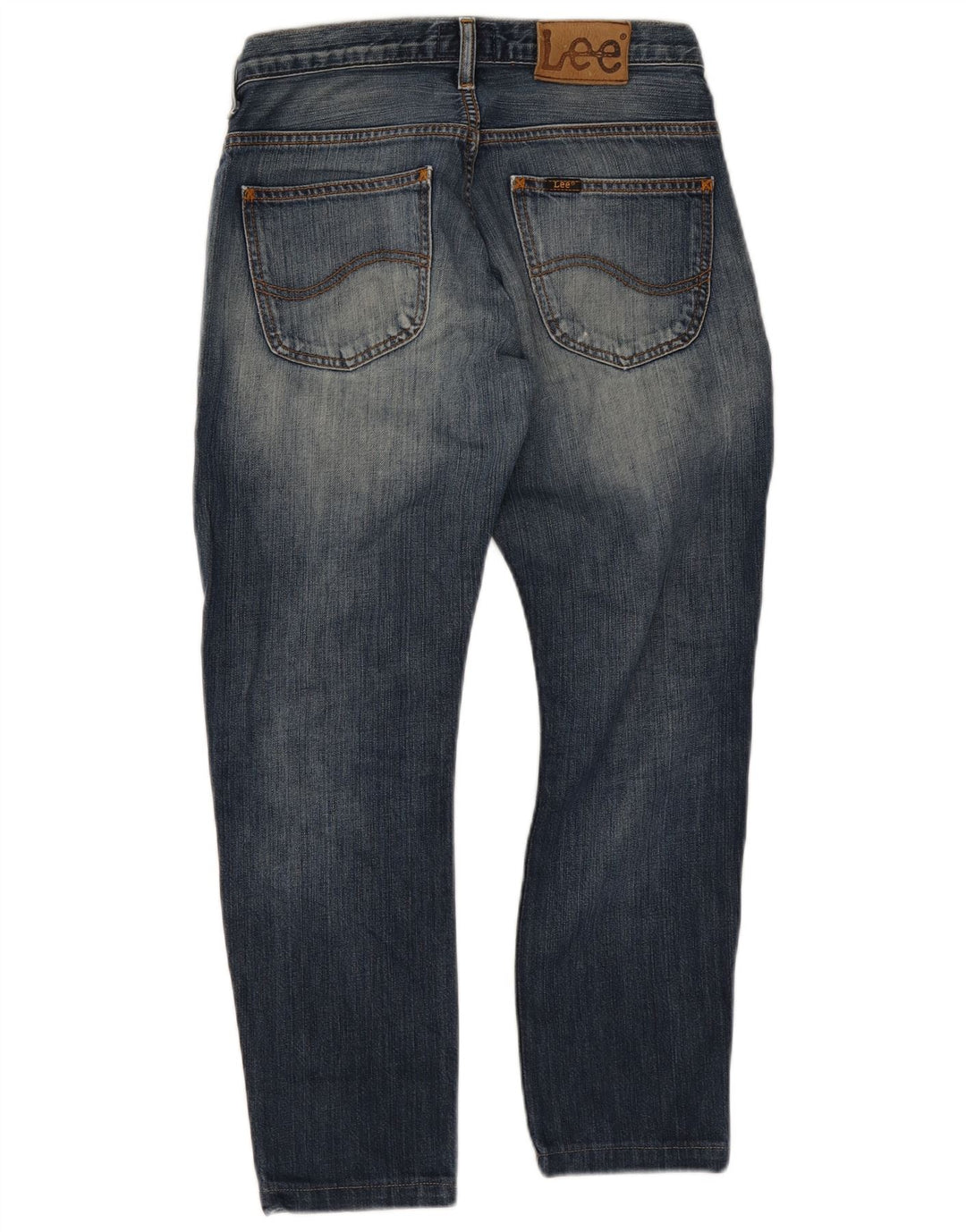 Jeans cropped Lee Knox da uomo W28 L25 cotone blu navy
