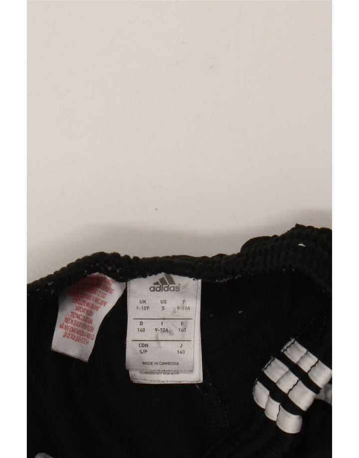 Pantaloni della tuta da ragazzo Adidas 9-10 anni in poliestere nero