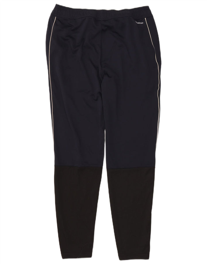 Pantaloni da tuta Adidas Aeroready da uomo grandi in poliestere blu navy