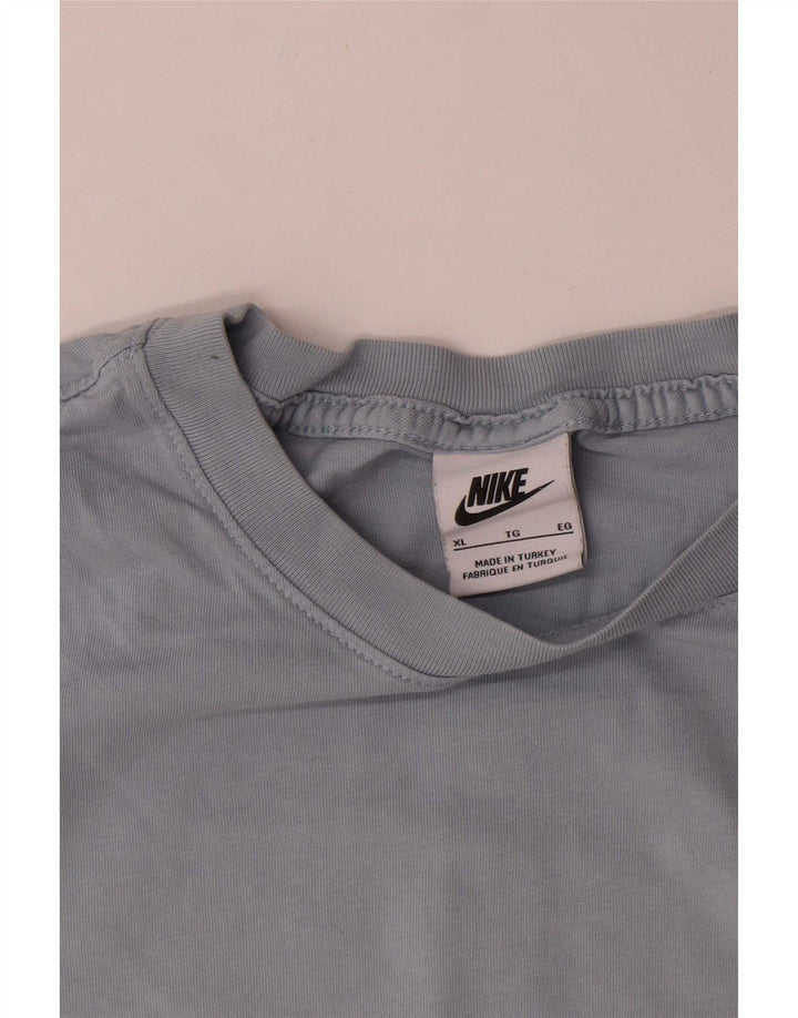 T-shirt da uomo Nike Top XL in cotone blu