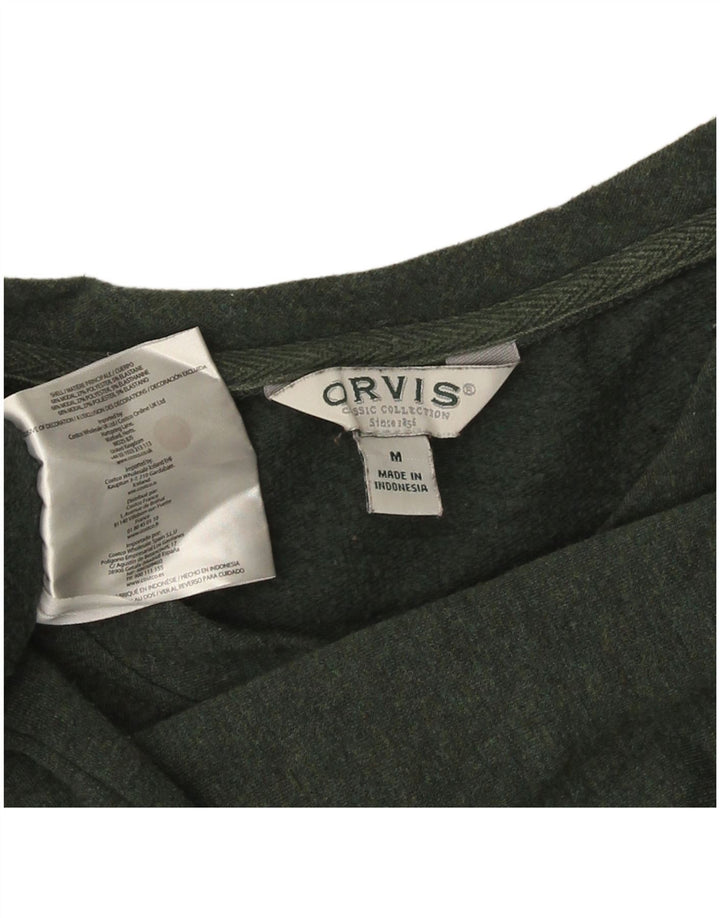 Felpa da uomo Orvis in modal verde medio