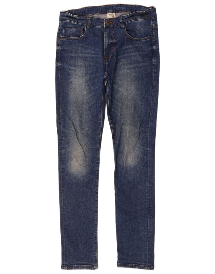 Jeans slim Zara da bambino 13-14 anni W28 L30 cotone blu