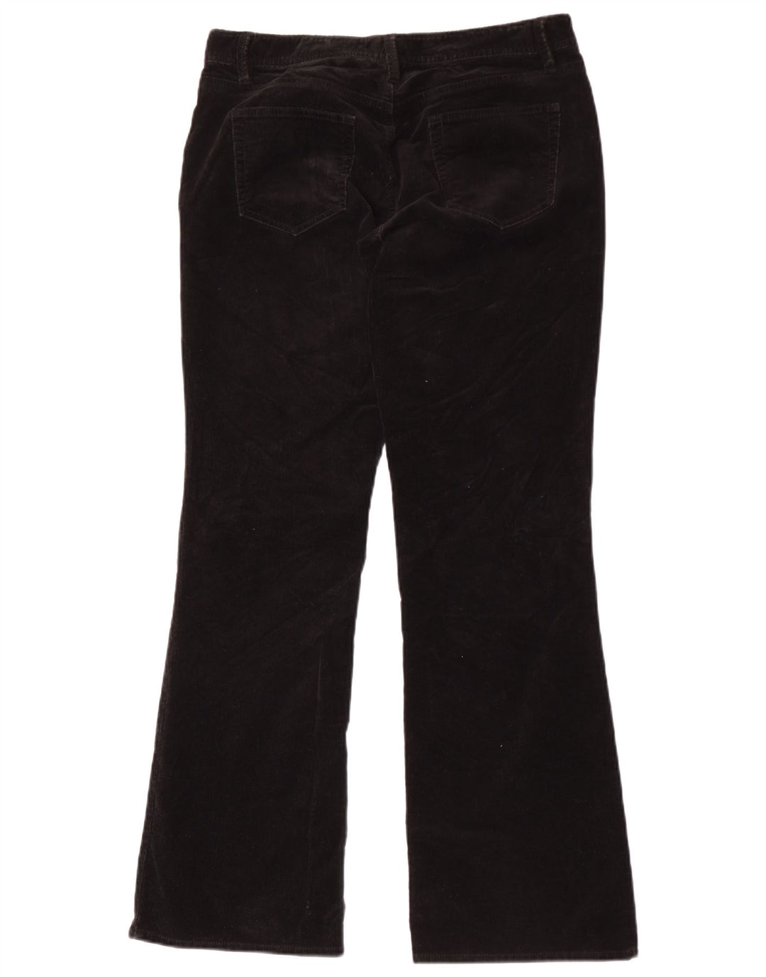 Pantaloni da donna in velluto a coste bootcut Eddie Bauer US 8 Medium W30 L31 Neri