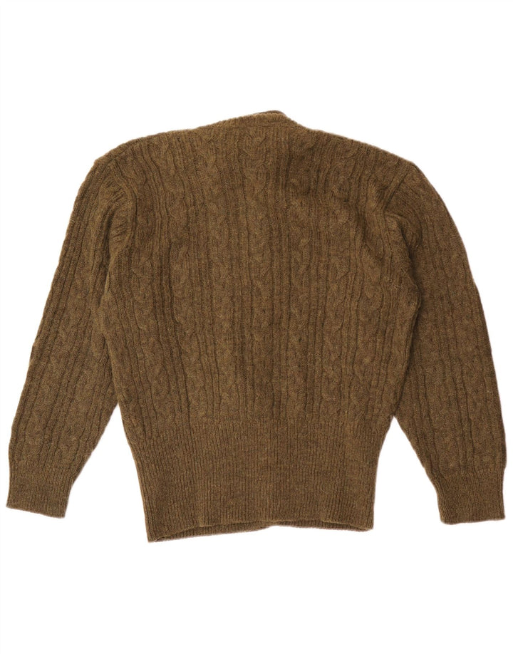 Maglione cardigan doppio petto da donna Weekend UK 14 Medio Cachi
