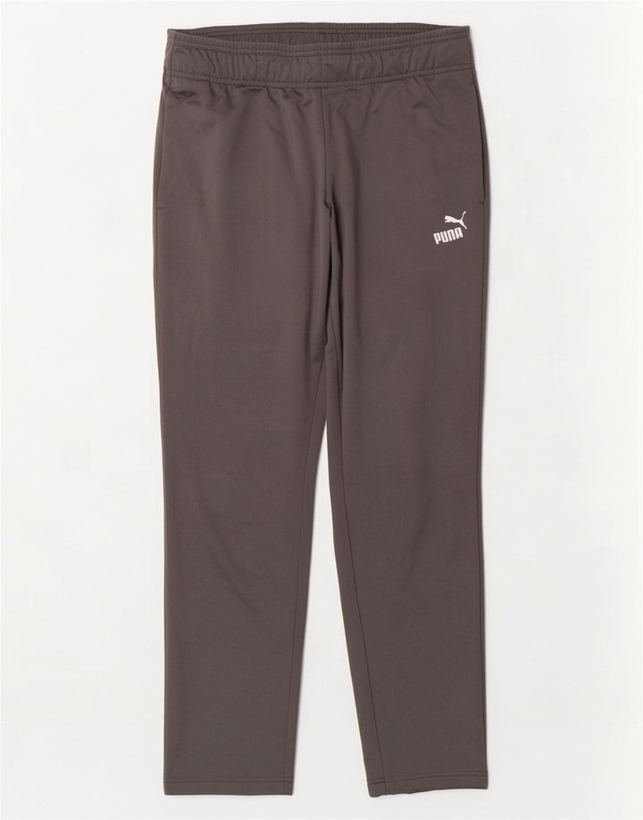 Pantaloni da tuta da donna Puma UK 14 Large Grigio Poliestere