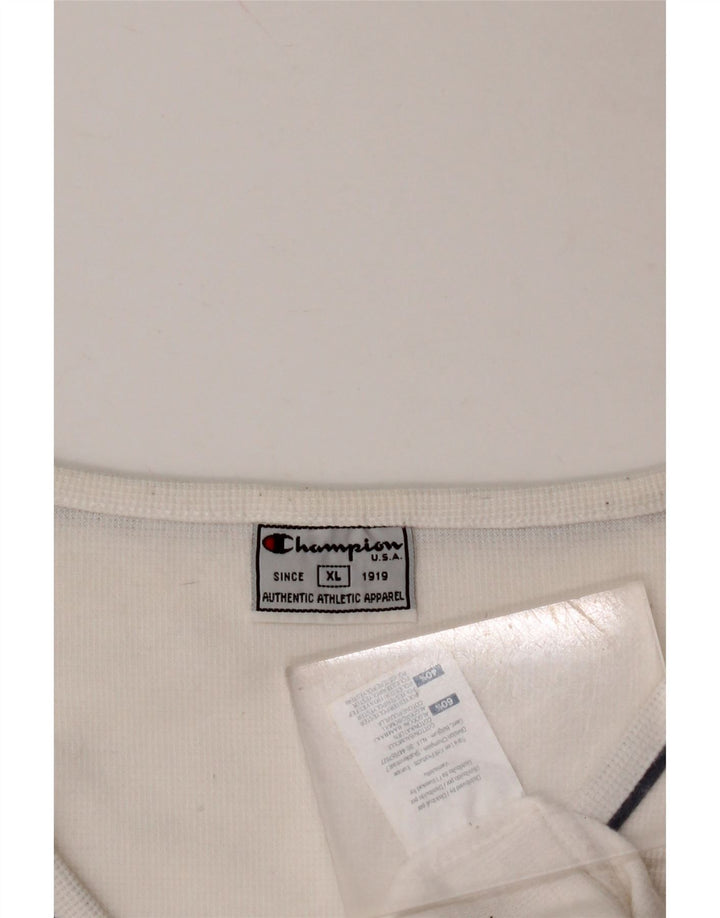 Canotta Bambina CHAMPION 13-14 Anni XL Cotone Bianco