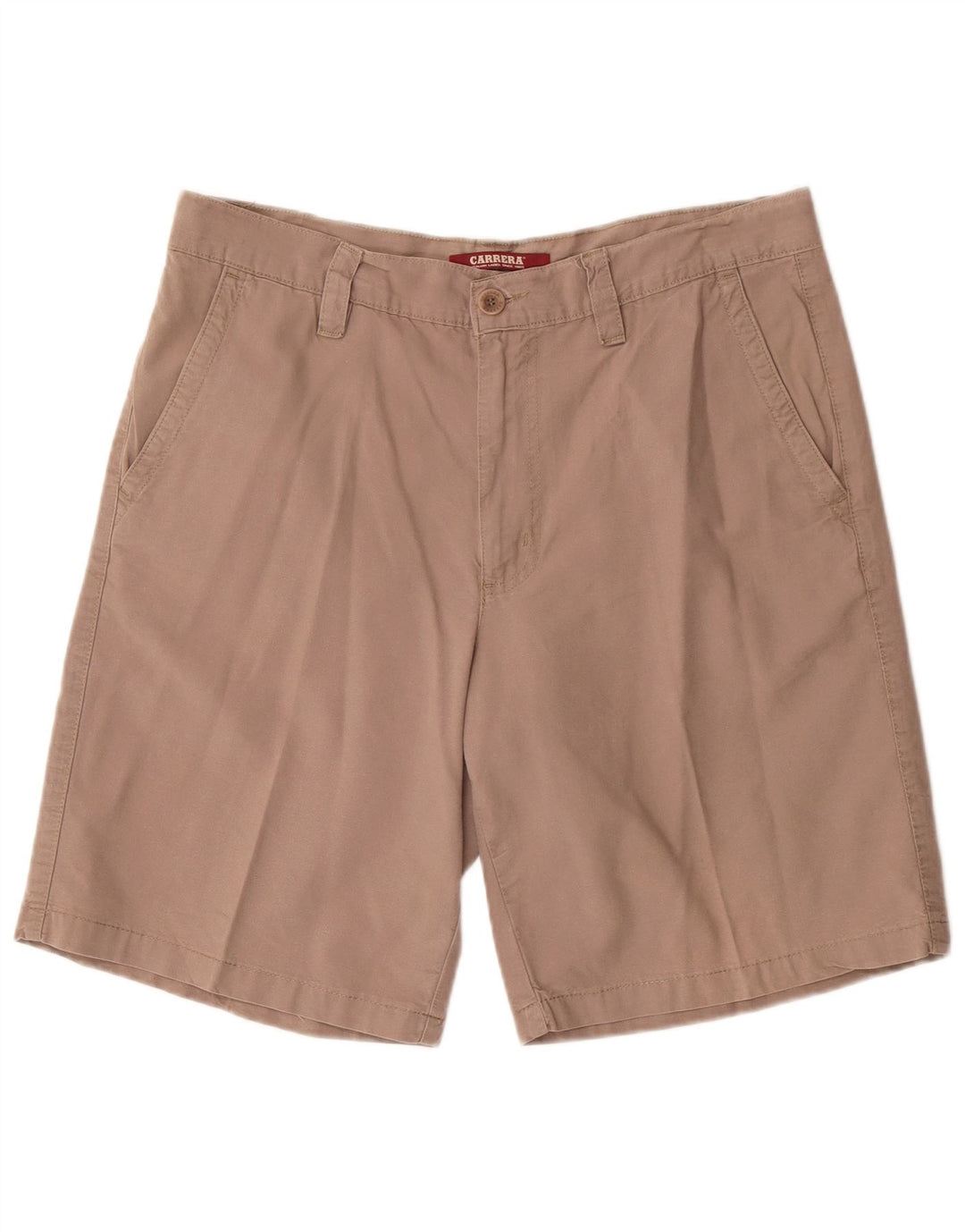 Pantaloncini chino da uomo Carrera W36 grandi in cotone beige