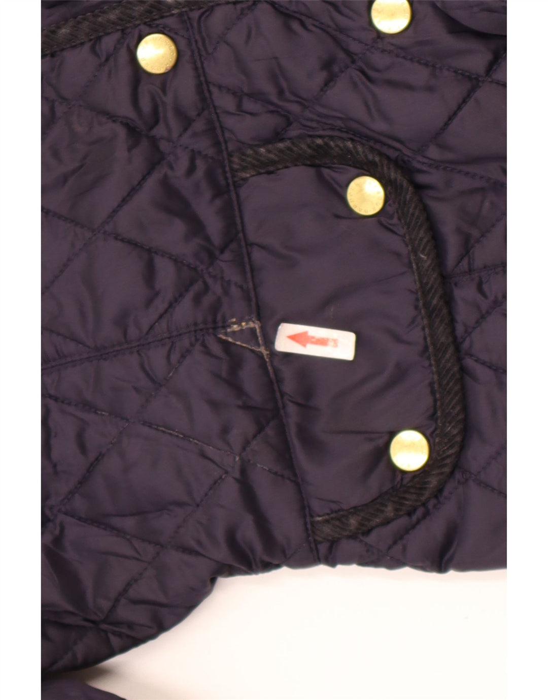 Giacca trapuntata per ragazze Barbour 10-11 anni grande in poliammide blu navy