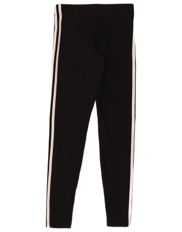 Leggings Adidas Bambina 13-14 Anni Cotone Nero