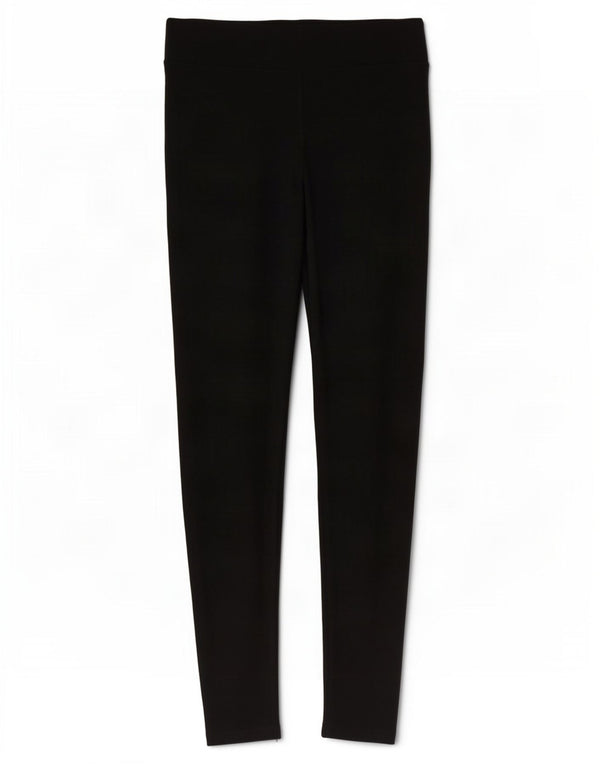 Marks & Spencer Womens Leggings UK 12 Medium Black Cotton