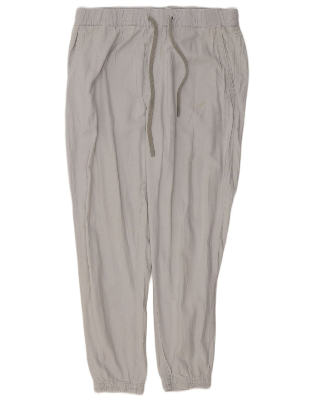 Pantaloni chino da jogging da donna Zara grandi W32 L28 grigi