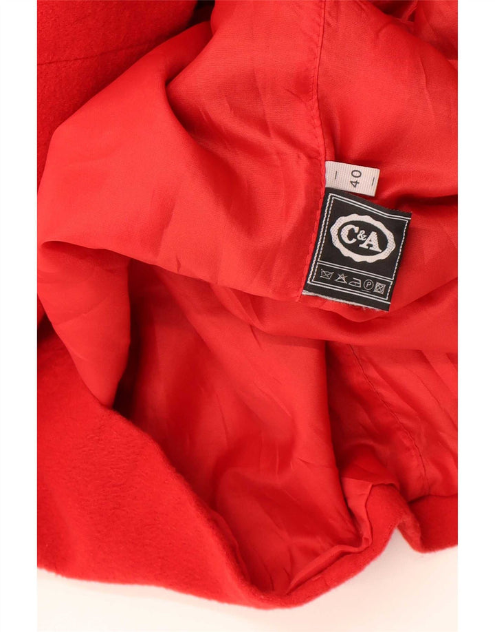 Giacca blazer doppiopetto da donna C&A EU 40 poliestere rosso medio