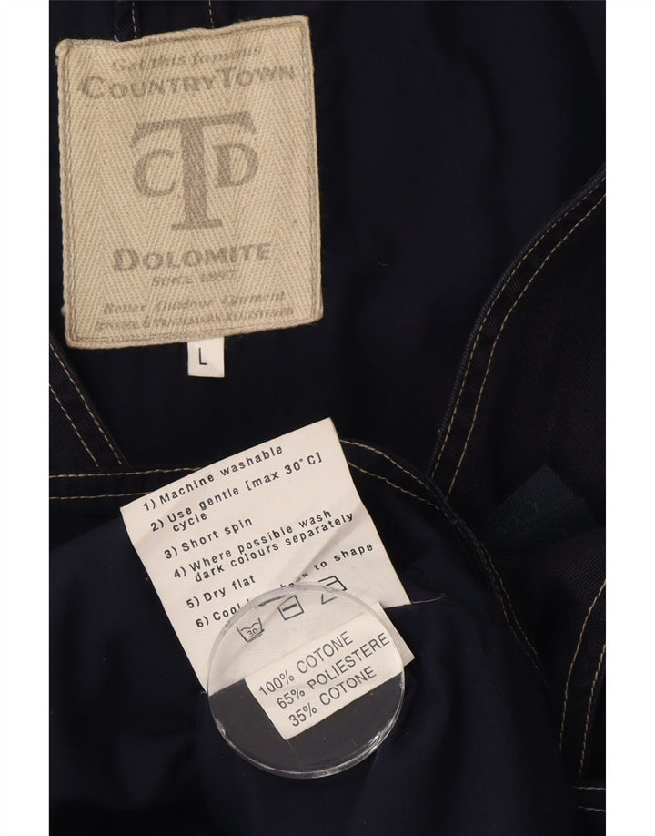 Gilet da uomo Dolomite UK 40 grande cotone blu navy