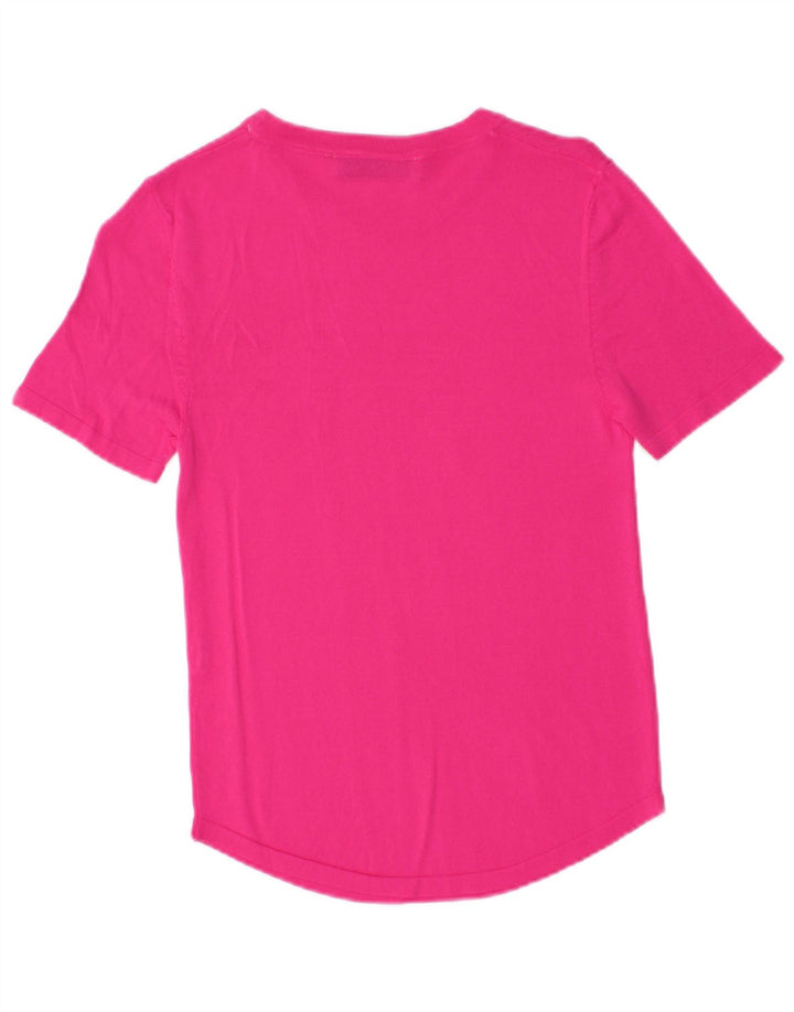 T-shirt Zara da donna Top UK 8 Small rosa