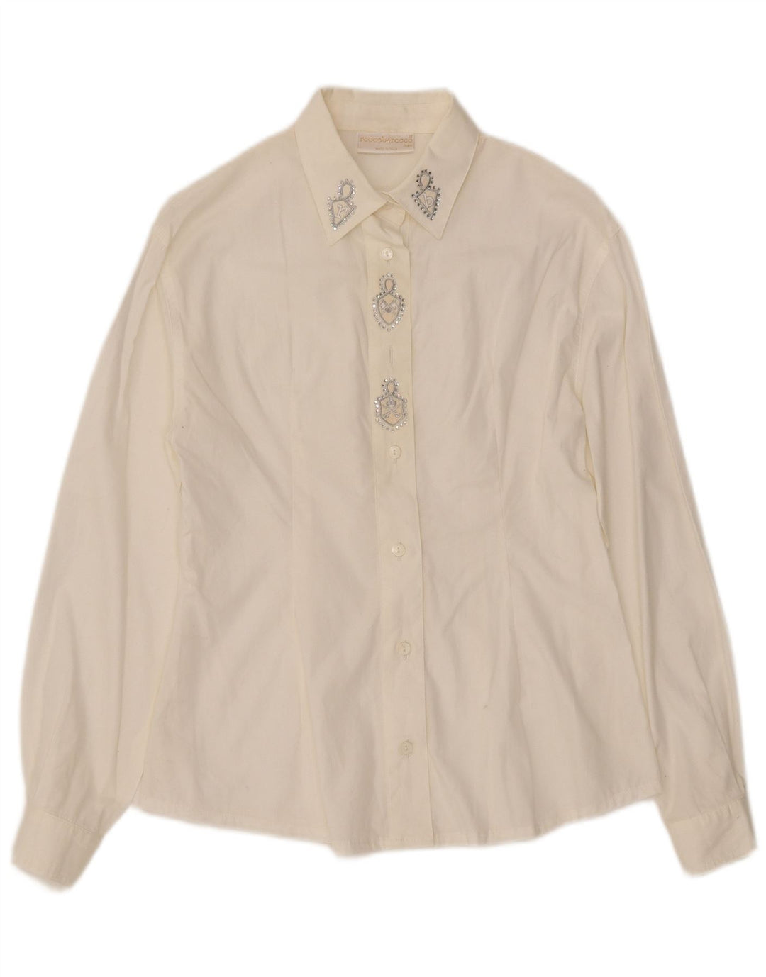 Camicia da donna ROCCOBAROCCO UK 12 Medio Bianco