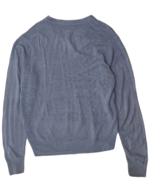 Maglione da uomo con scollo a V Dockers piccolo blu a rombi/acrilico diamante