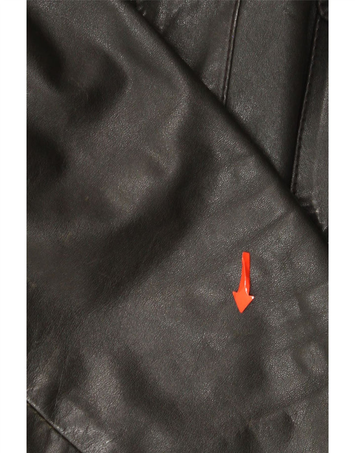 Giacca in pelle da uomo Zeiler UK 40 grande nera