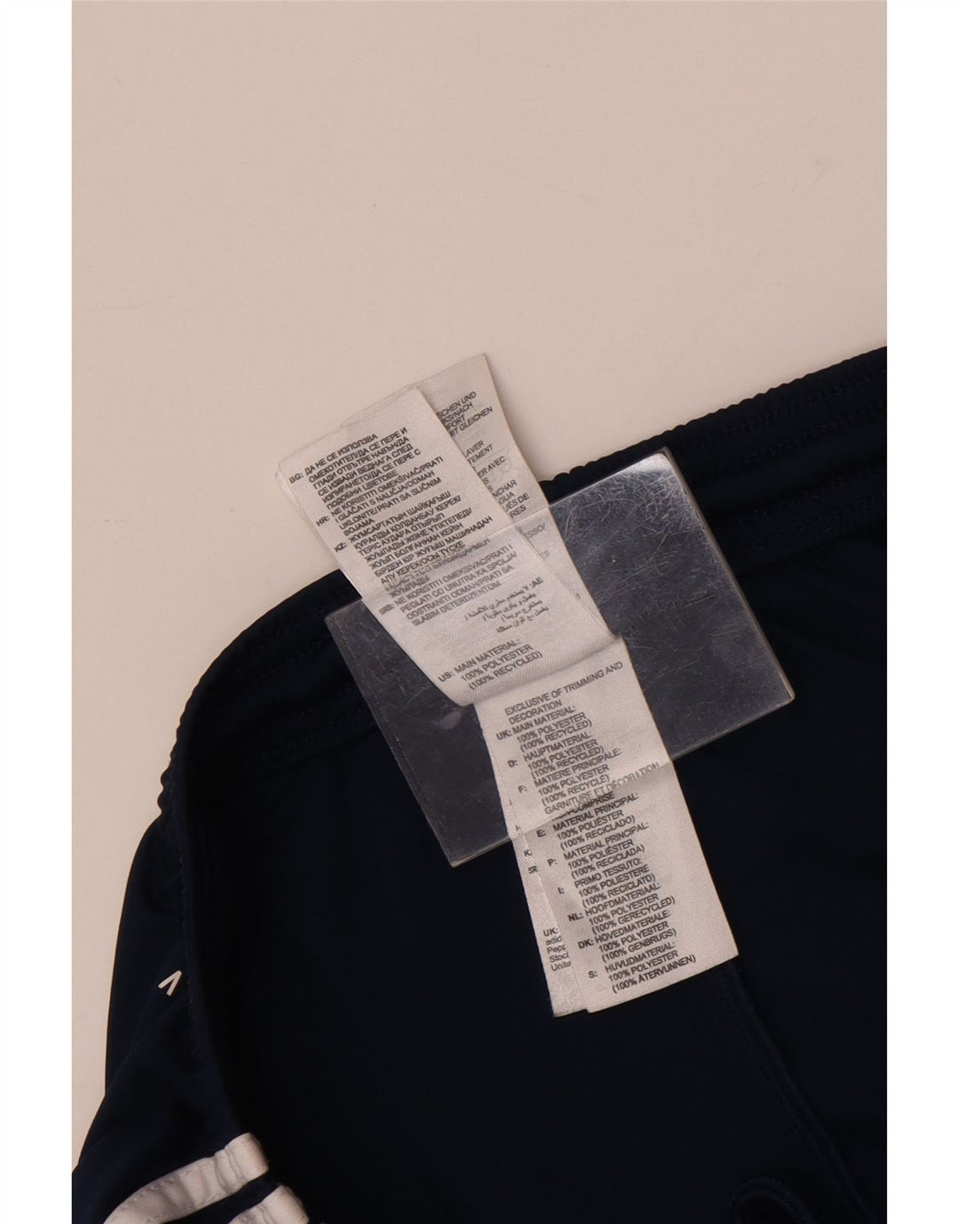 Pantaloncini sportivi Adidas Aeroready da uomo di grandi dimensioni in poliestere blu navy