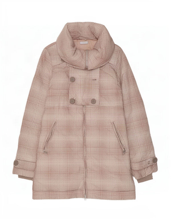 Cappotto imbottito da donna Billabong UK 12 pied de poule medio multicolore