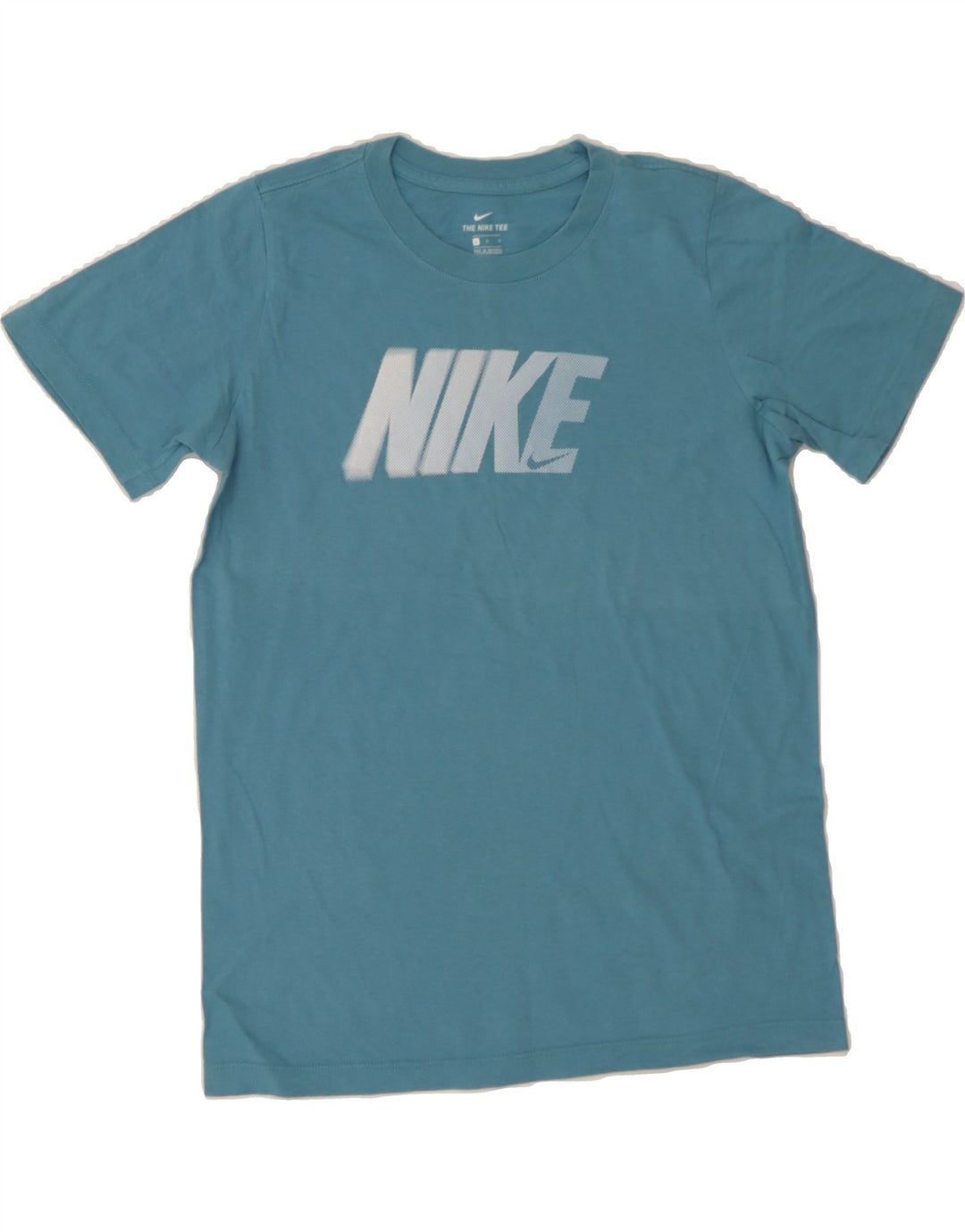 NIKE Womens Graphic T-Shirt Top UK 14 Large Blue Vintage Nike and Second-Hand Nike from Messina Hembry 
