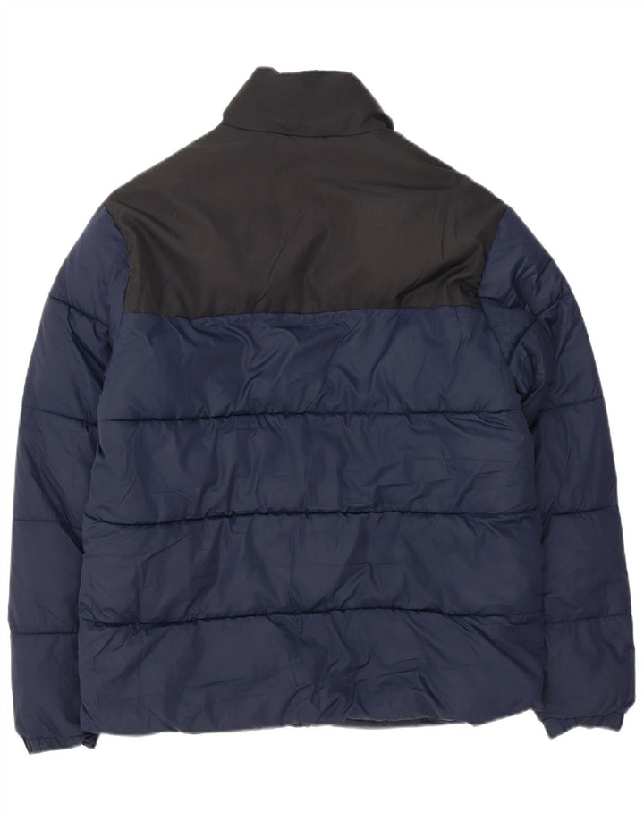 Giacca imbottita da uomo Jack & Jones UK 38 blocco colore blu navy medio